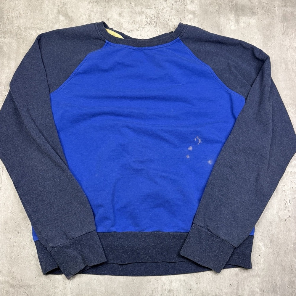 Patagonia Organic Cotton Women's Pullover Sweatshirt Blue Raglan Sleeve Medium
